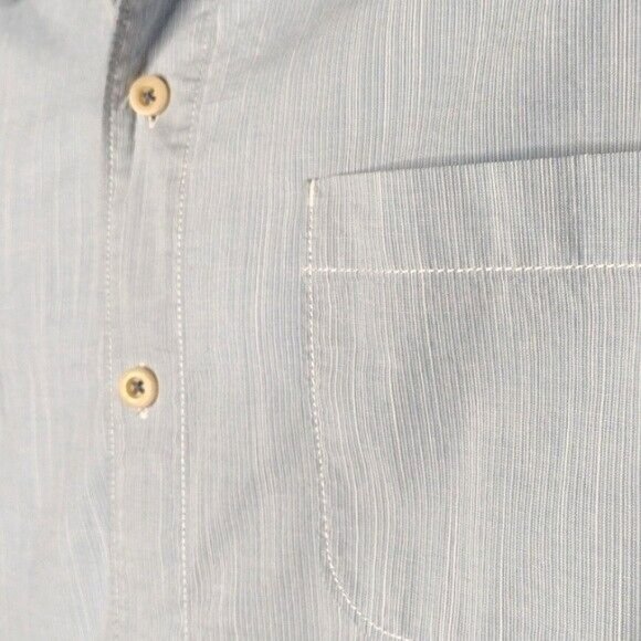 Tommy Bahama Relax Blue Long Sleeve Stripe Button Up Shirt Men XL X-Large - Picture 4 of 9